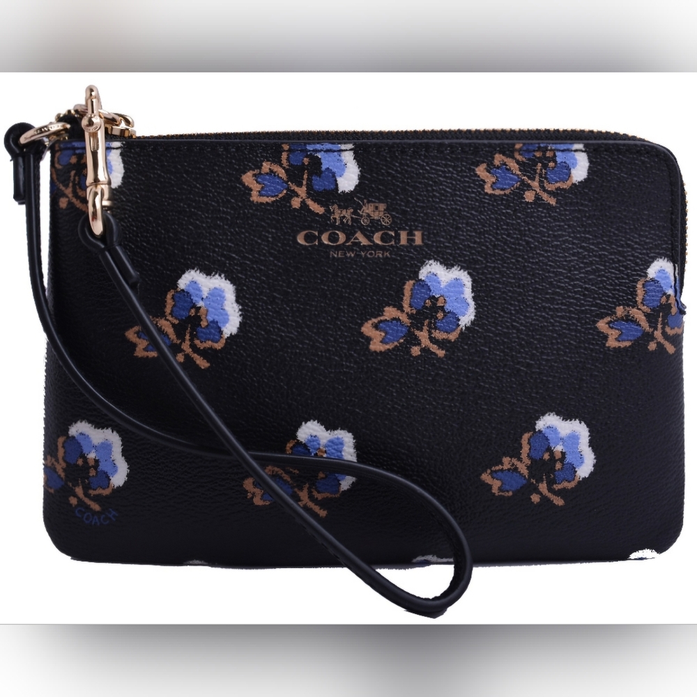Coach Bramble Rose Wristlet